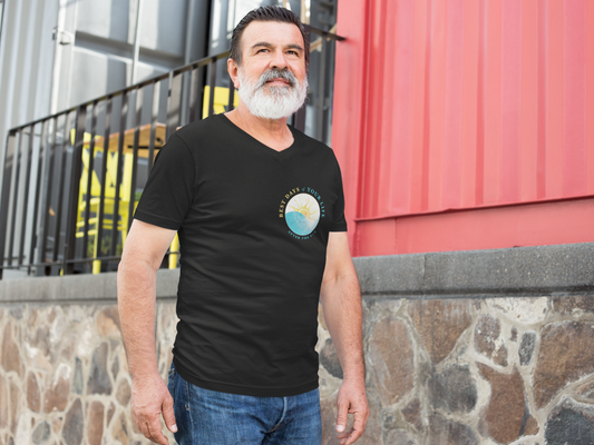 Unisex Short Sleeve V-Neck T-Shirt