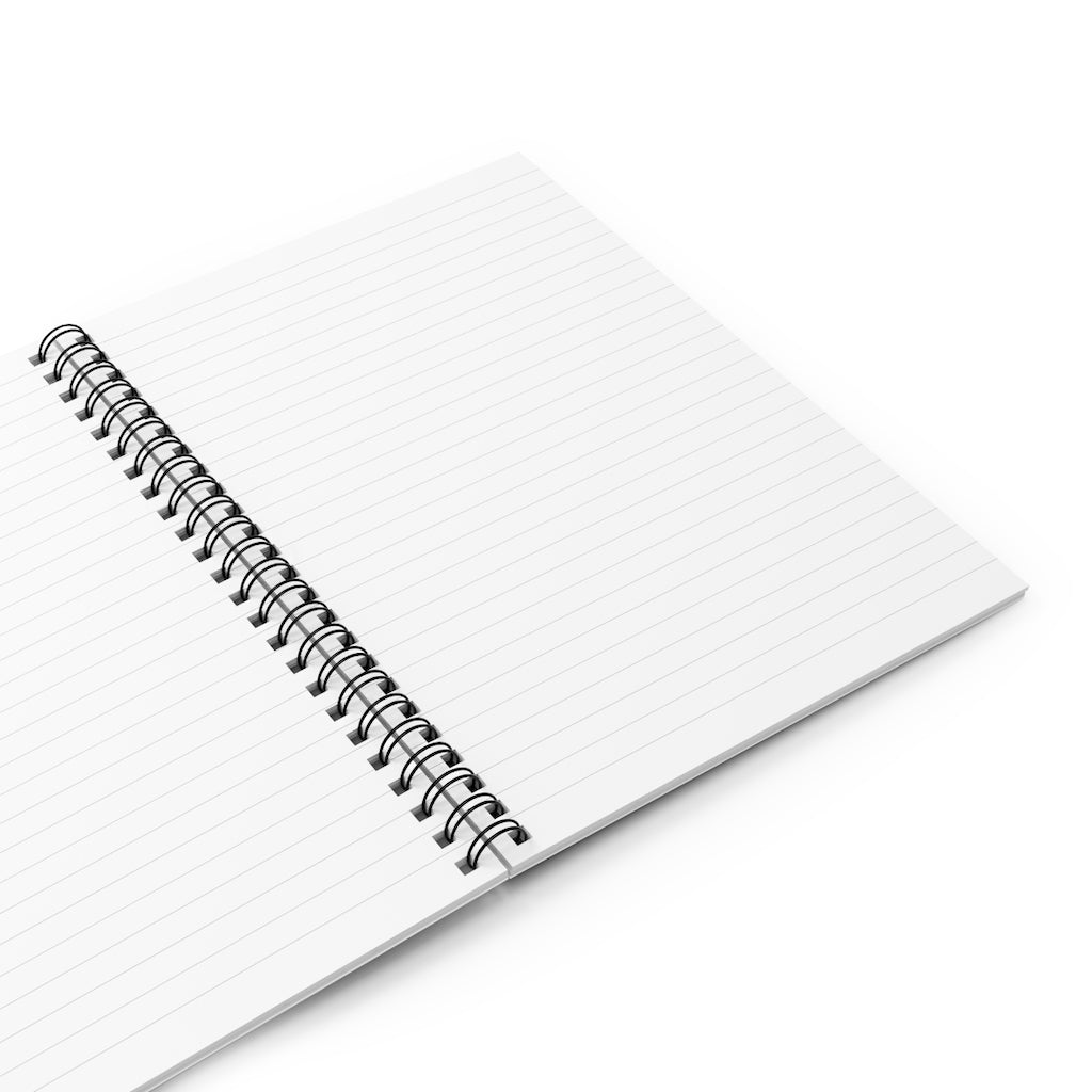 Dark Gray Spiral Notebook - Ruled Line